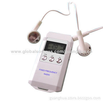 2014 Fixed frequency radio for sport, coming with wristband